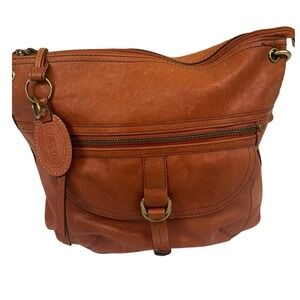 Fossil Orange Crossbody Bag